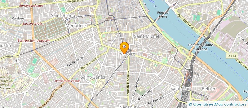 localisation de l'entreprise ME LAURENT NADAUD  BORDEAUX