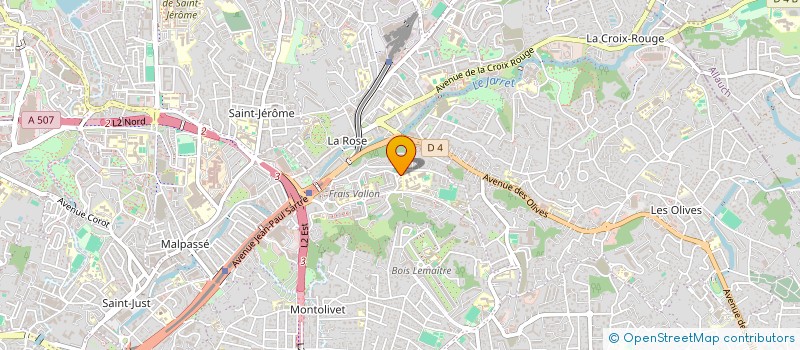 localisation de l'entreprise ME LOVE AND MIZELI  MARSEILLE