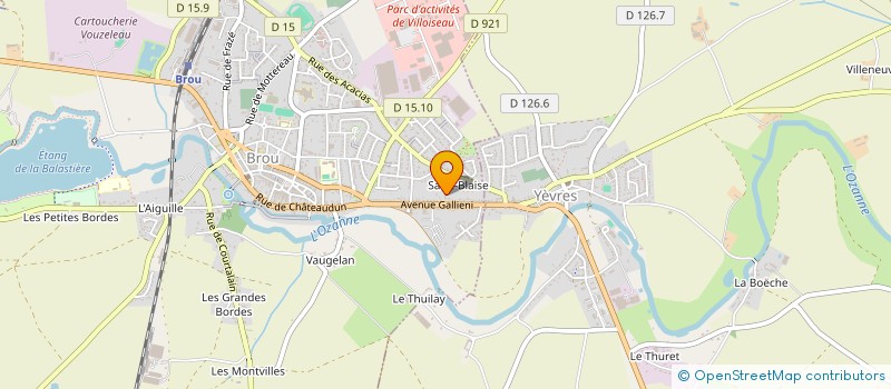 localisation de l'entreprise ME LUCETTE ARMENGAU ET ME EMILIE FOUILLET, NOTAIRES ASSOCIES à BROU