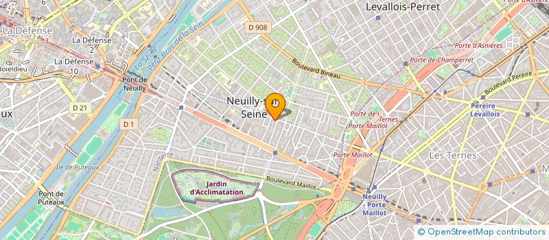 localisation de l'entreprise ME&ME à NEUILLY-SUR-SEINE