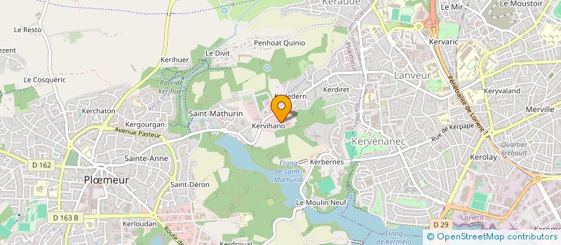 localisation de l'entreprise ME MYSELF AND HIGH  PLOEMEUR