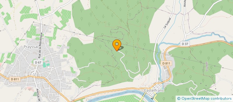 localisation de l'entreprise ME PLAY  CASTELFRANC