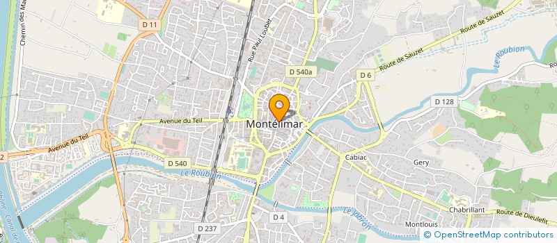 localisation de l'entreprise ME-SA-LIGNE à MONTELIMAR