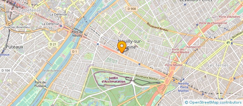 localisation de l'entreprise ME SKINLAB à NEUILLY-SUR-SEINE