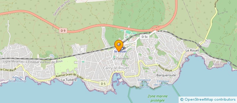 localisation de l'entreprise ME2  CARRY-LE-ROUET