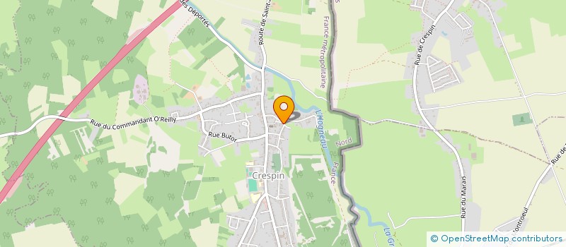 localisation de l'entreprise ME2A  CRESPIN