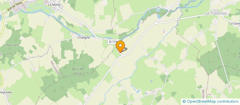 localisation de l'entreprise ME2A  MEZIERES-SOUS-LAVARDIN