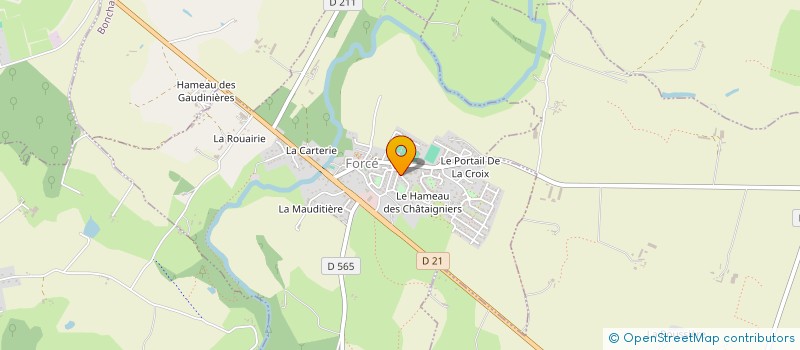localisation de l'entreprise ME2I à FORCE