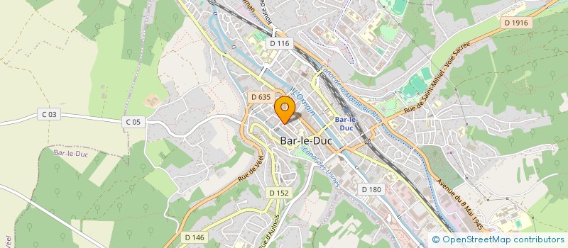 localisation de l'entreprise ME2N  BAR-LE-DUC