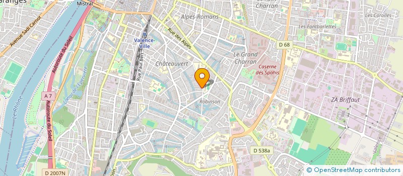 localisation de l'entreprise ME2S  VALENCE