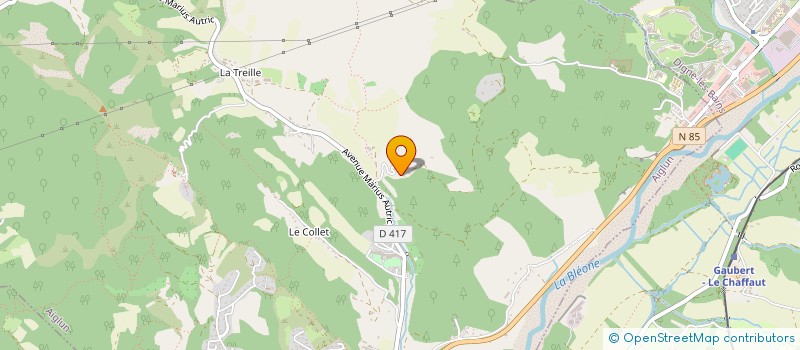 localisation de l'entreprise ME2T  AIGLUN