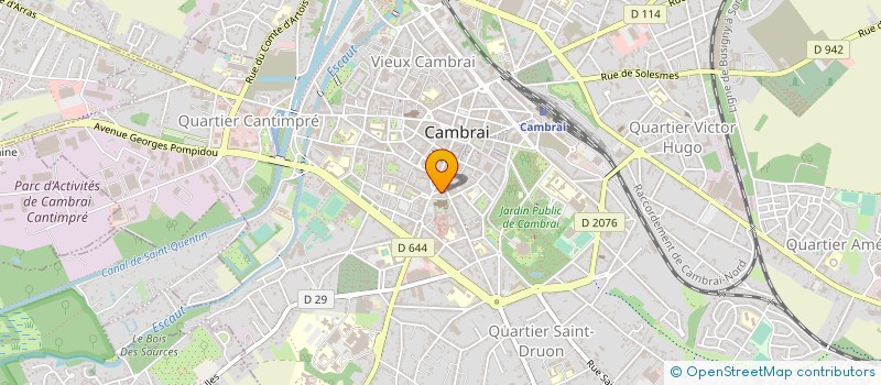 localisation de l'entreprise ME3P à CAMBRAI