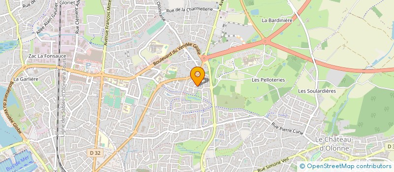 localisation de l'entreprise ME6 à LES SABLES D'OLONNE