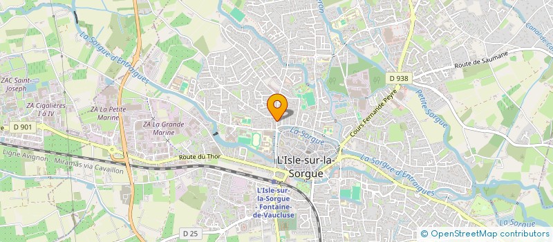 localisation de l'entreprise ME89  L'ISLE-SUR-LA-SORGUE