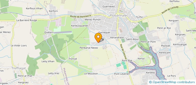 localisation de l'entreprise MEA à PLOBANNALEC-LESCONIL