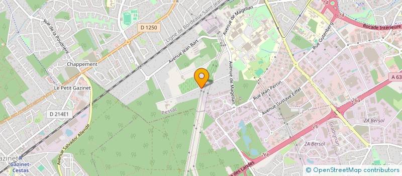 localisation de l'entreprise MEA  PESSAC