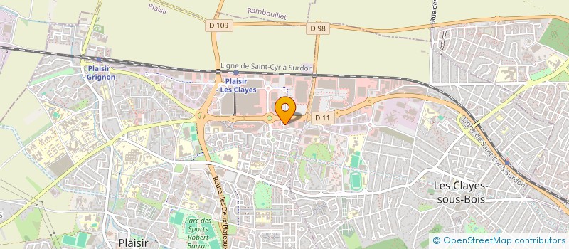 localisation de l'entreprise MEA à PLAISIR