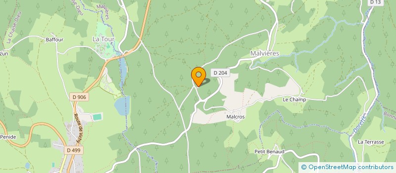 localisation de l'entreprise MEA  MALVIERES