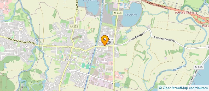 localisation de l'entreprise MEA  ESCHAU