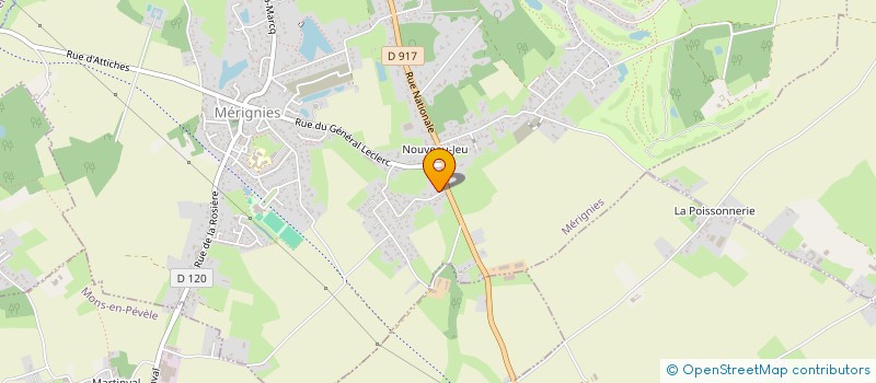 localisation de l'entreprise MEA  ENNEVELIN