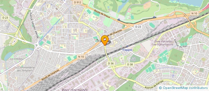 localisation de l'entreprise MEA à TRAPPES