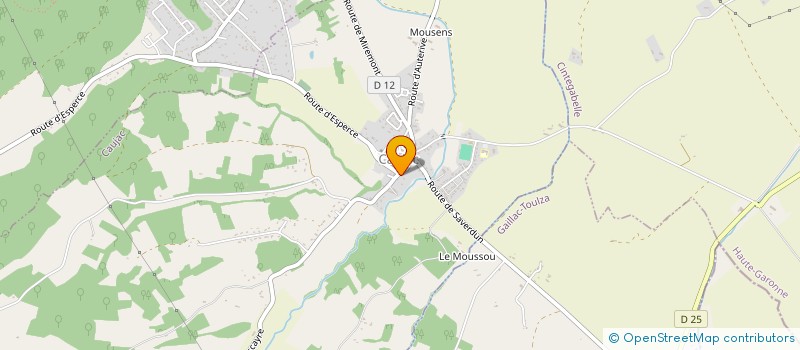 localisation de l'entreprise MEA  CAUJAC