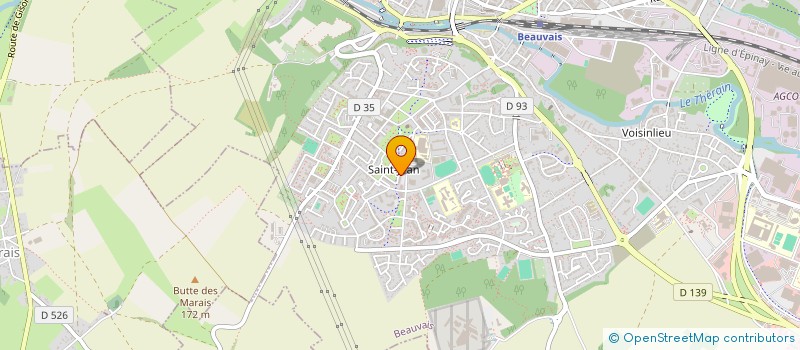 localisation de l'entreprise MEA DEVELOPMENT  BEAUVAIS