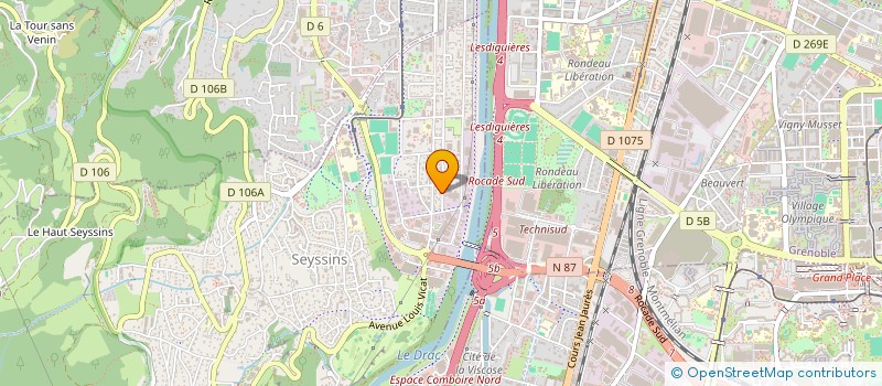 localisation de l'entreprise MEA HABITAT  SEYSSINET-PARISET