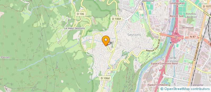 localisation de l'entreprise MEA INVEST à SEYSSINS