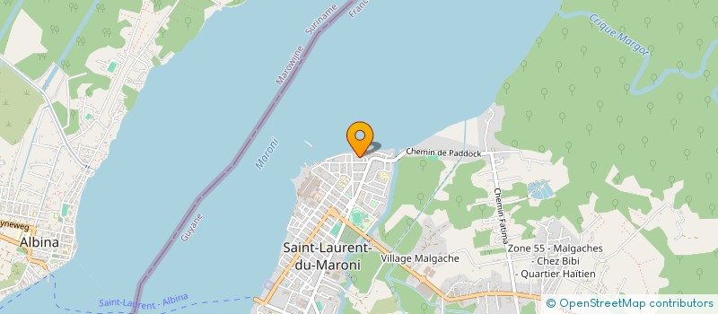 localisation de l'entreprise MEA LOCATION IMMO  SAINT-LAURENT-DU-MARONI