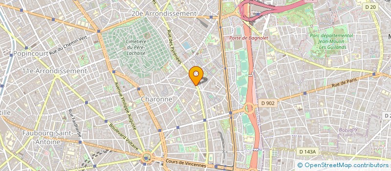 localisation de l'entreprise MEA MACHINES EMBALLAGES à PARIS