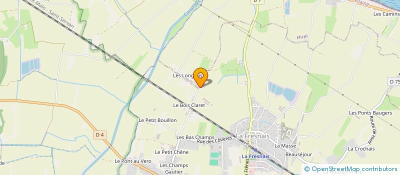 localisation de l'entreprise MEA MENUISERIE  LA FRESNAIS