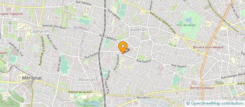 localisation de l'entreprise MEAC  BORDEAUX