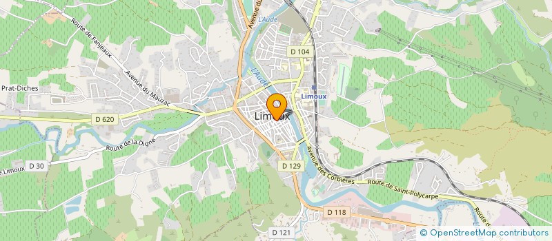 localisation de l'entreprise MEAD ELLA ET NALDER DAVID à LIMOUX