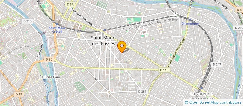 localisation de l'entreprise MEAJYL à SAINT-MAUR-DES-FOSSES