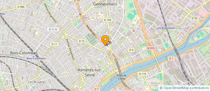 localisation de l'entreprise MEAKA SECURITE  ASNIERES-SUR-SEINE