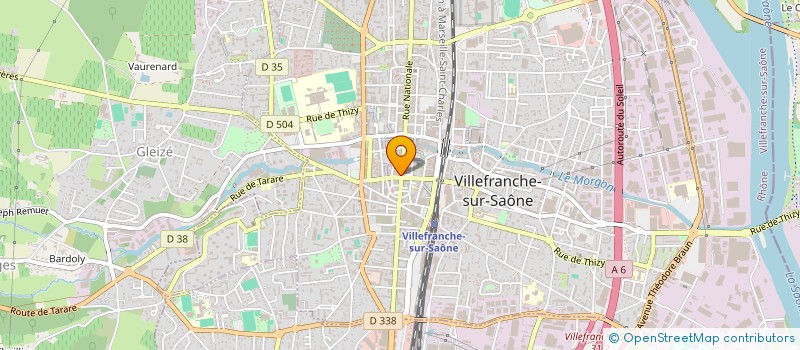 localisation de l'entreprise MEAL CALADE à VILLEFRANCHE-SUR-SAONE