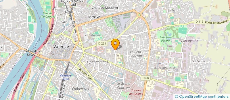 localisation de l'entreprise MEAL N. FOOD  VALENCE