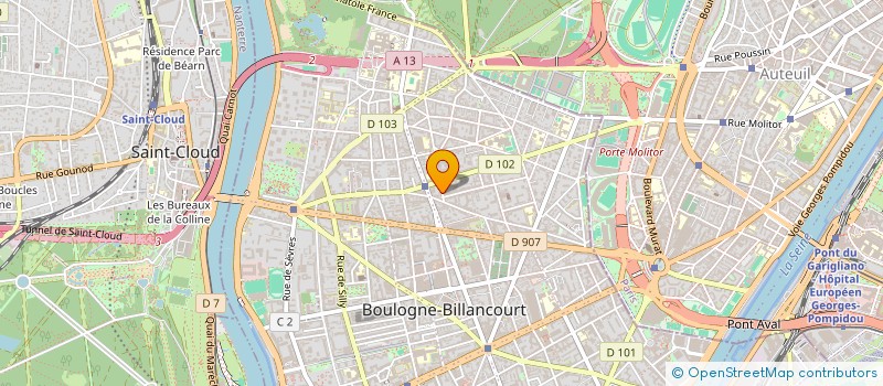 localisation de l'entreprise MEALDREAM à BOULOGNE-BILLANCOURT