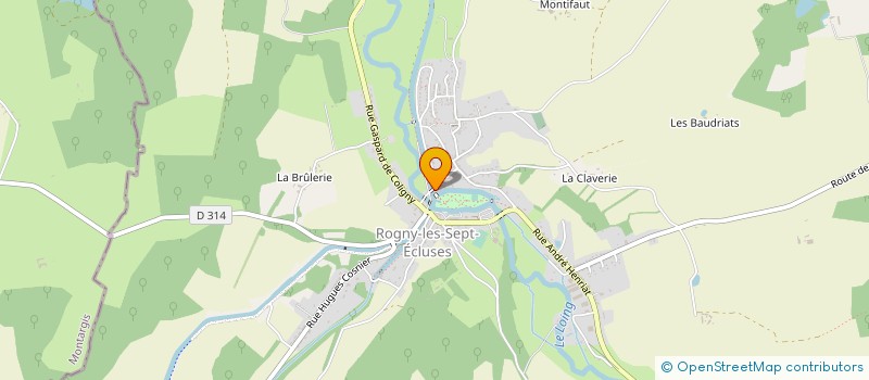 localisation de l'entreprise MEANDERER GESTION à ROGNY-LES-SEPT-ECLUSES