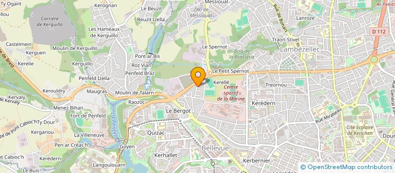 localisation de l'entreprise MEANDU  BREST