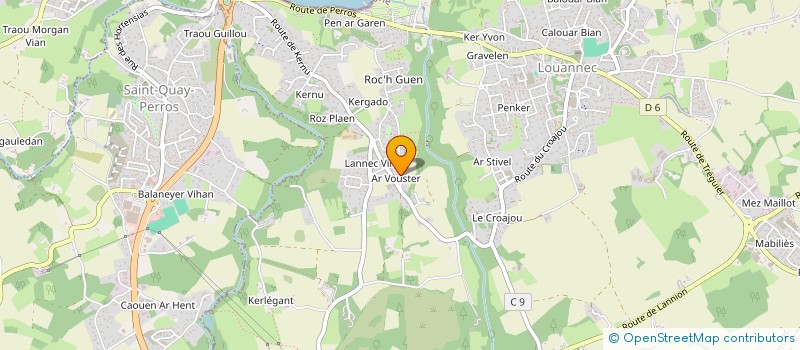 localisation de l'entreprise MEANDYOU  LOUANNEC