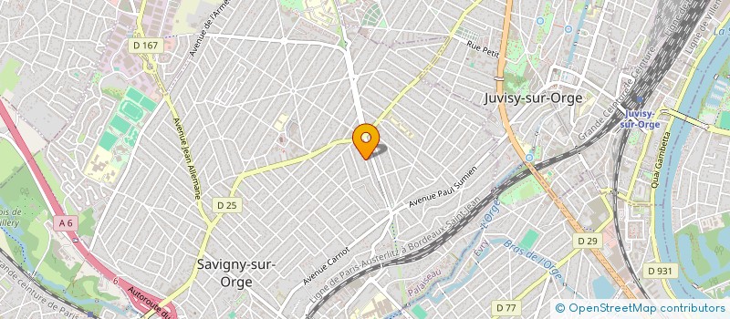 localisation de l'entreprise MEANET à RIS-ORANGIS