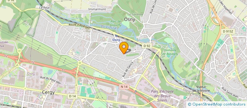 localisation de l'entreprise MEANNOMA  OSNY