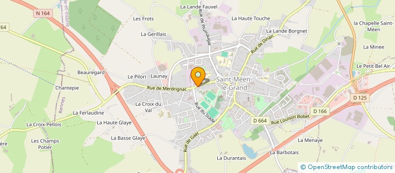 localisation de l'entreprise MEANOVA  SAINT-MEEN-LE-GRAND