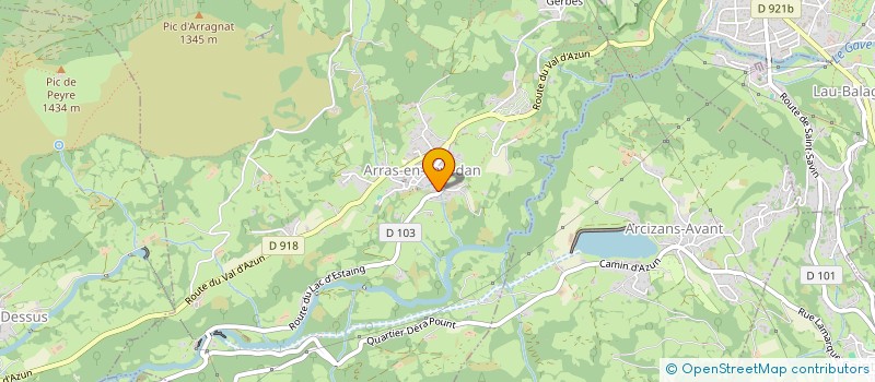 localisation de l'entreprise MEANWOOD  ARRAS-EN-LAVEDAN