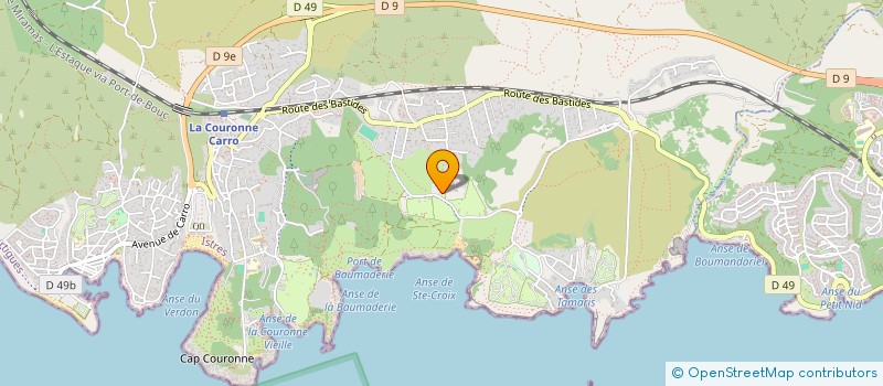 localisation de l'entreprise MEARELLI à MARTIGUES
