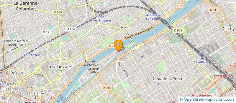 localisation de l'entreprise MEARIM CONSEIL à LEVALLOIS-PERRET