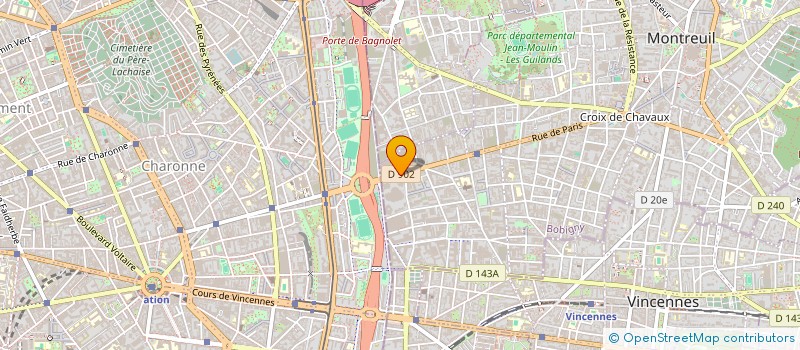 localisation de l'entreprise MEARIS OPTIC à MONTREUIL