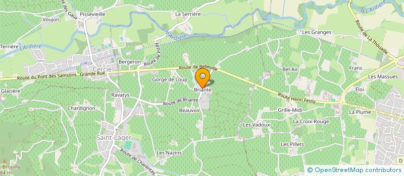 localisation de l'entreprise MEASARDO  SAINT-LAGER